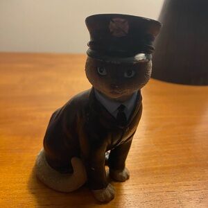 Hamilton Collection  “Furr-Ever Firefighter” Tales of Honor Figurine 4”